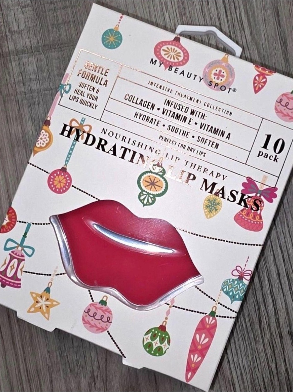My Beauty Spot Hydrating Lip Masks - Pink Nourishing Lip Therapy (10 Pack)